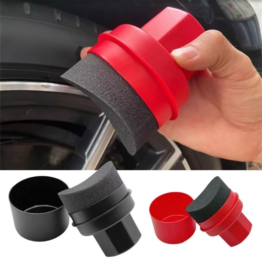 Wax Applicator Pad - Zakrzywiona gąbka do polerowania opon z