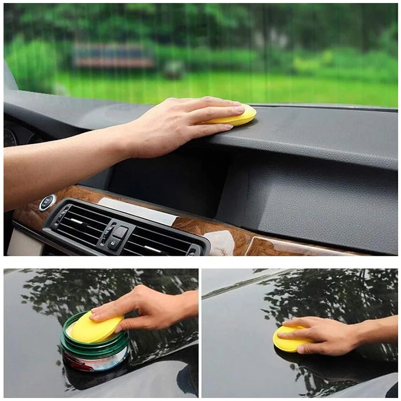 Wax Applicator Pad - 12 sztuk okrągłych gąbek piankowych do
