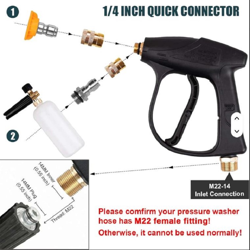 Pistolet do mycia samochodu wy – Pressure Washer Foam Gun recenzja i cena
